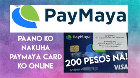 get PayMaya card online